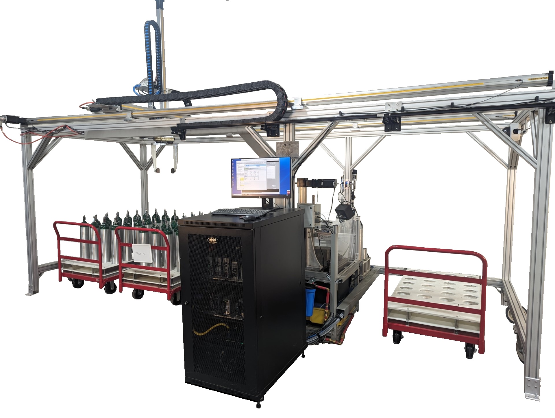 The Kodiak testing cell on the shop floor